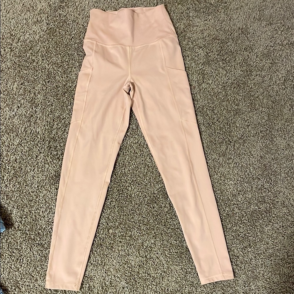 American Eagle Outfitters Pink High-Waisted Leggings
